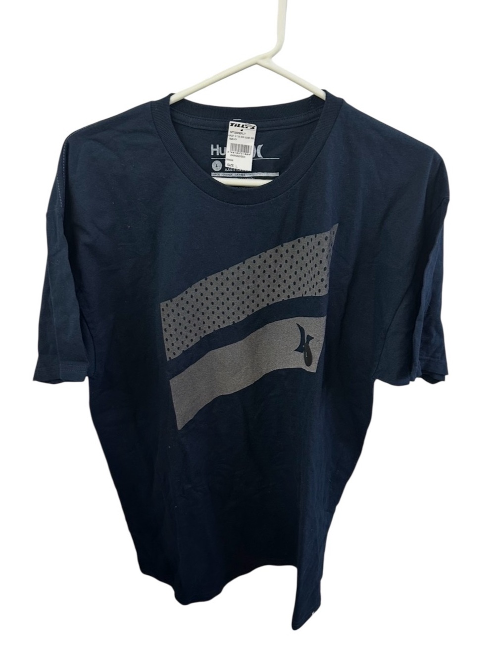 Hurley brand new t-shirt navy blue Size L - Picture 2 of 3